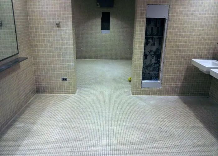 Epoxy Flooring Before — Darien, IL — Sterling Services