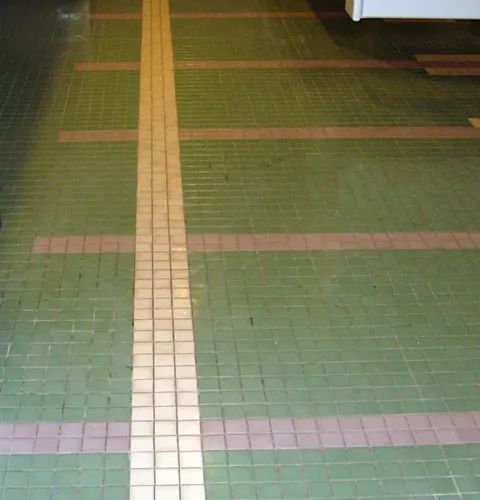 Hospital Restroom Floor Before Cleaning — Darien, IL — Sterling Services