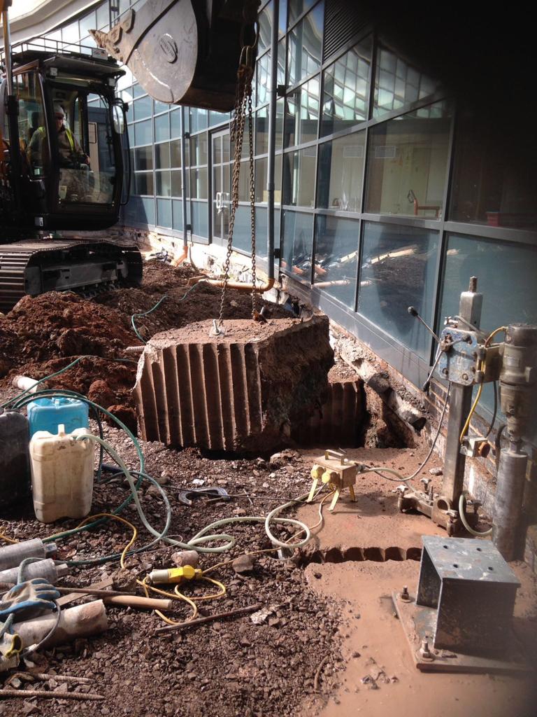 Demolition Experts Wednesbury & Walsall Drill Core