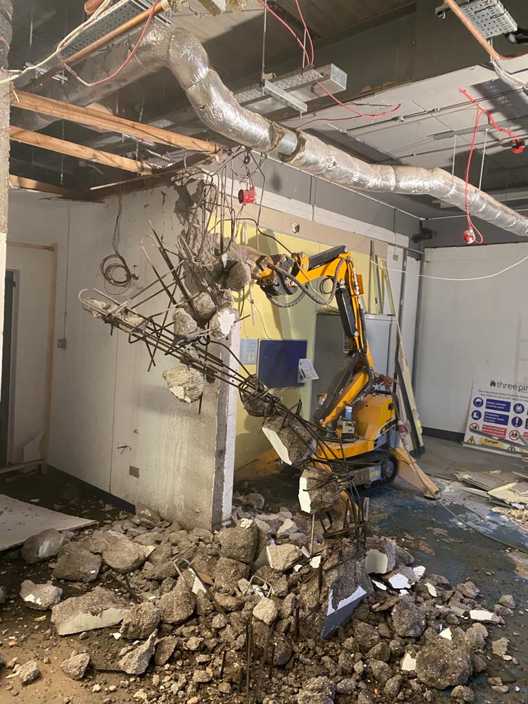 Drill Core Man with Drill