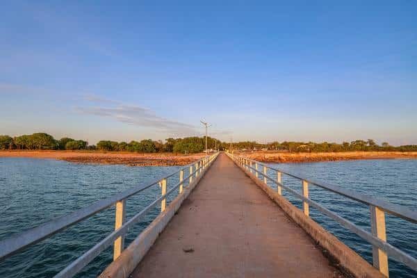 There Is a Bridge Going Over a Body of Water — Zen Luxury Retreats in Darwin City, NT
