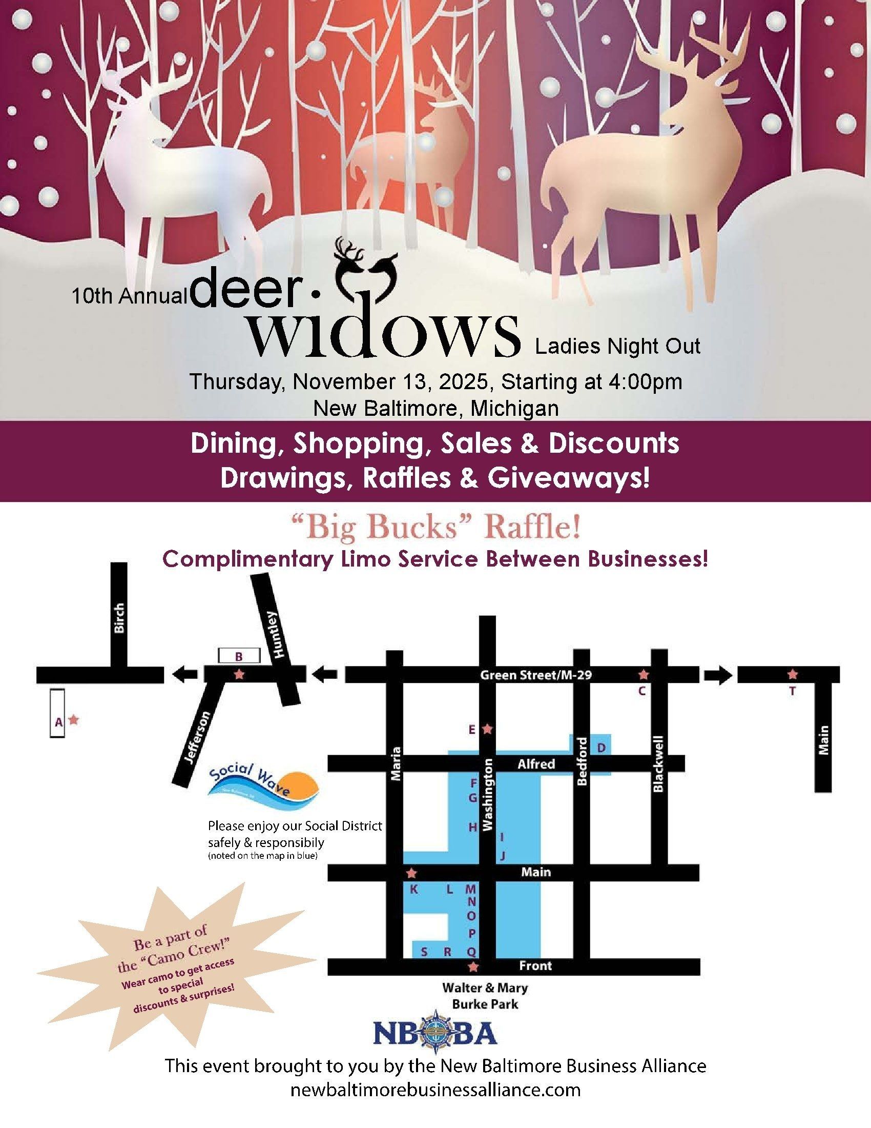 Promotional flyer for a 