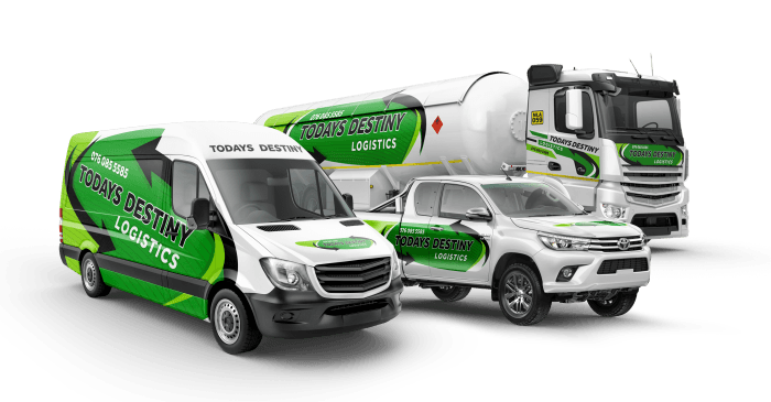 Fleet Branding - Todays Destiny Logistics 4fc_fleet branding