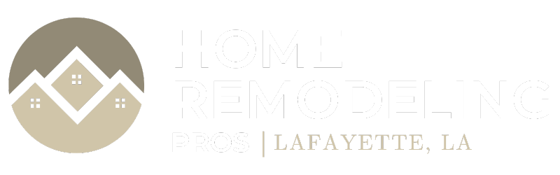 Logo for Home Remodel Inc in Lafayette, LA, featuring a circular icon with a house silhouette.