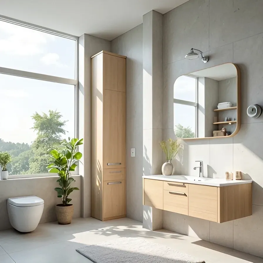 Eco-friendly Home remodeling bathroom remodel water-saving design