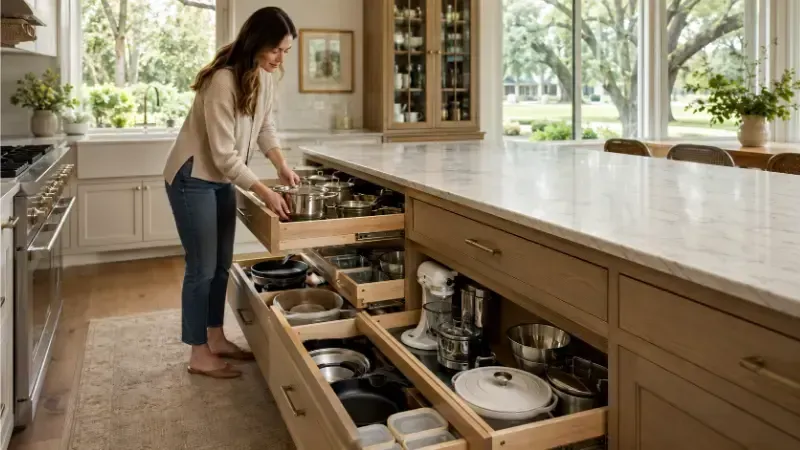 Deep Drawers for Cookware