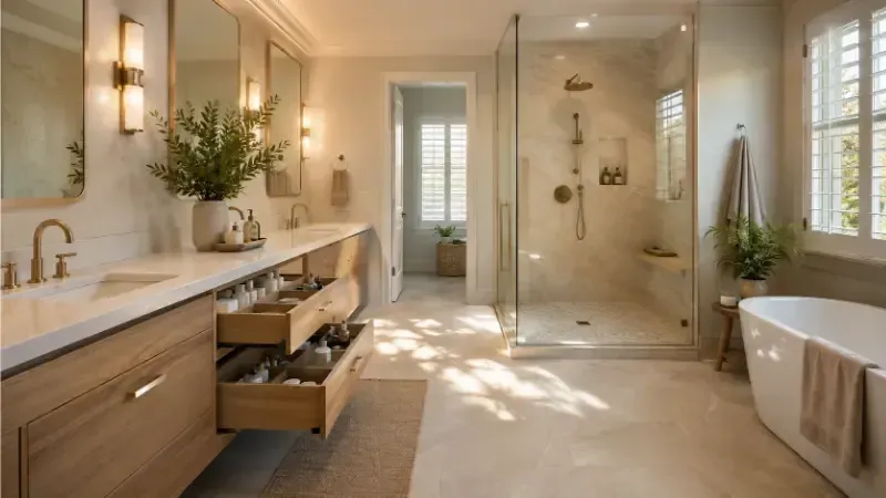 Spa-Like Bathroom in Lafayette LA