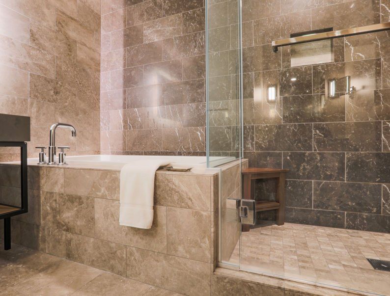 new luxury bathroom and shower remodel