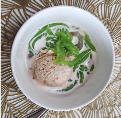 Ice cream cendol