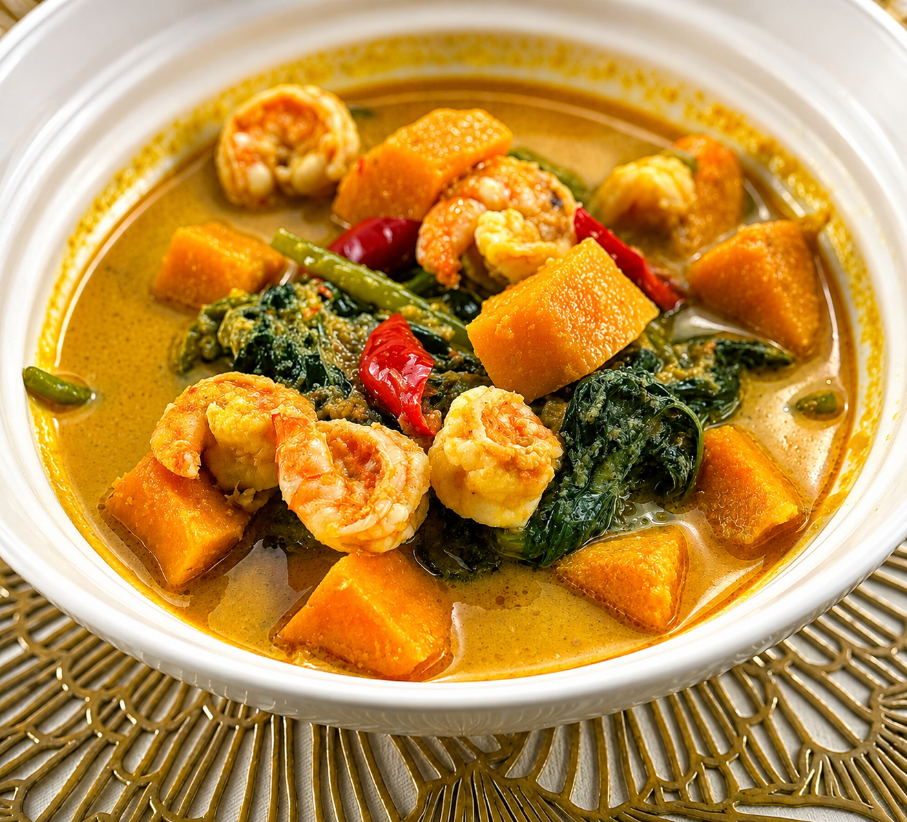 Daun ubi masak lemak