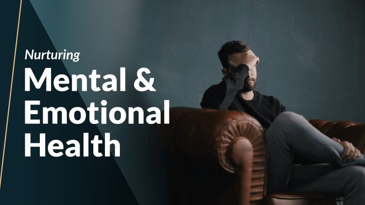 a man is sitting on a couch with his head in his hands 