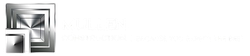 Abstract grayscale geometric logo with layered square and triangle shapes and a small black-and-white square beneath