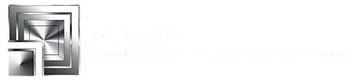 Abstract grayscale geometric logo with layered square and triangle shapes and a small black-and-white square beneath