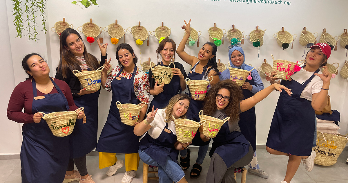  EVJF Marrakech - Atelier de broderie artisanale pour un souvenir unique entre amies