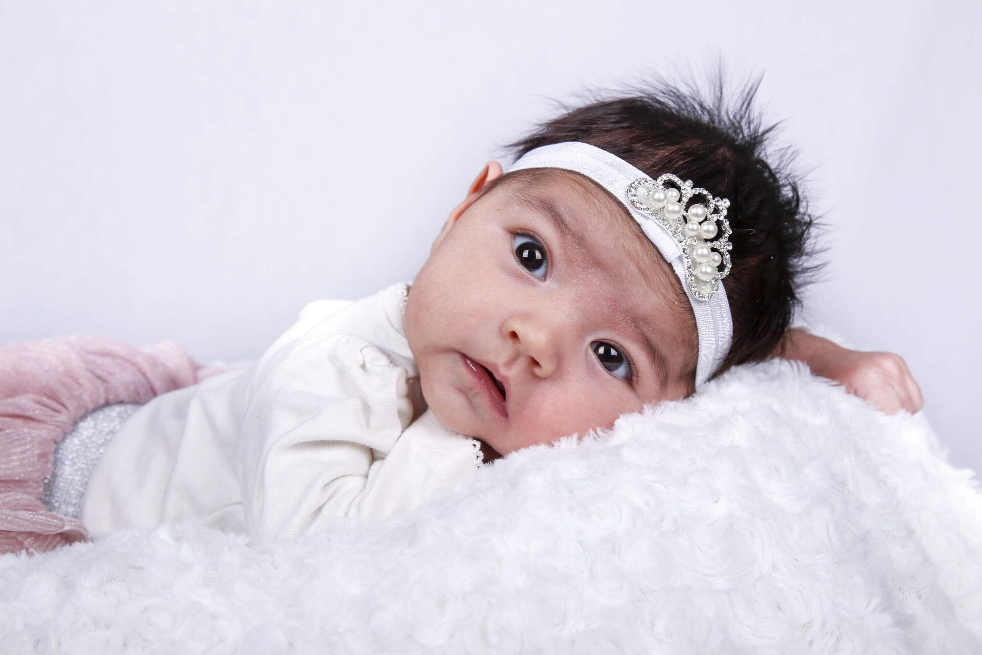 newborn baby girl in hospital photography