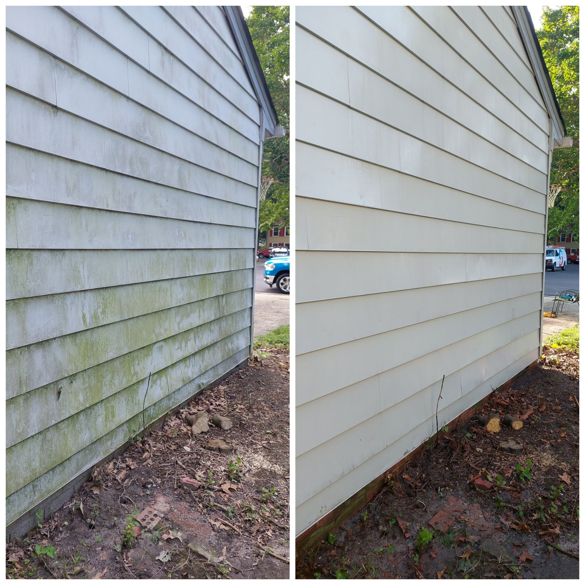 get grime off siding