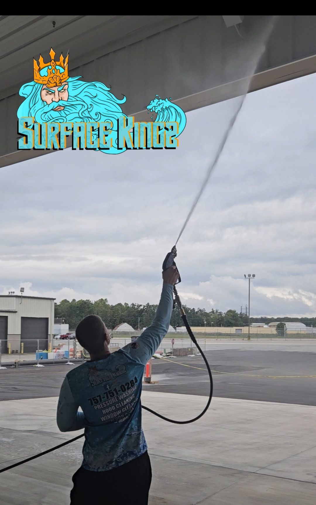 washing overhang