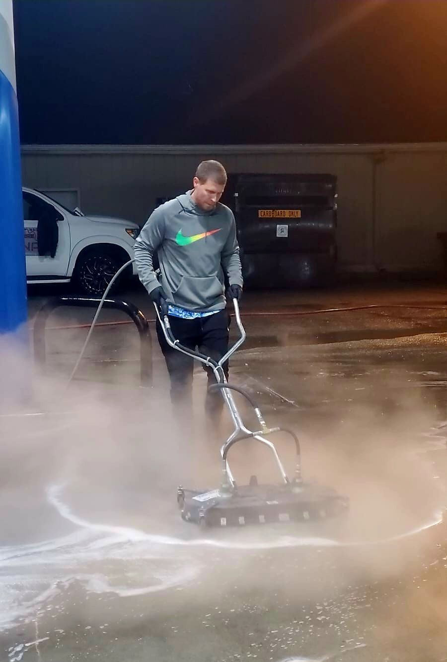 concrete washing