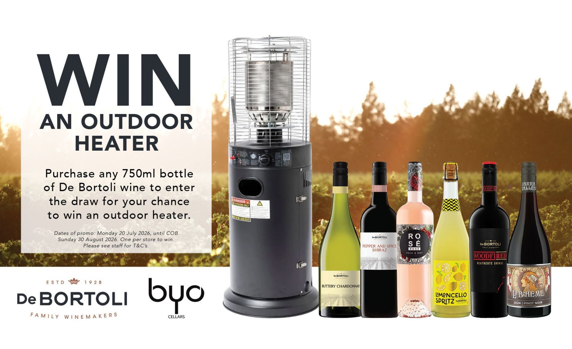 Win an Outdoor Heater