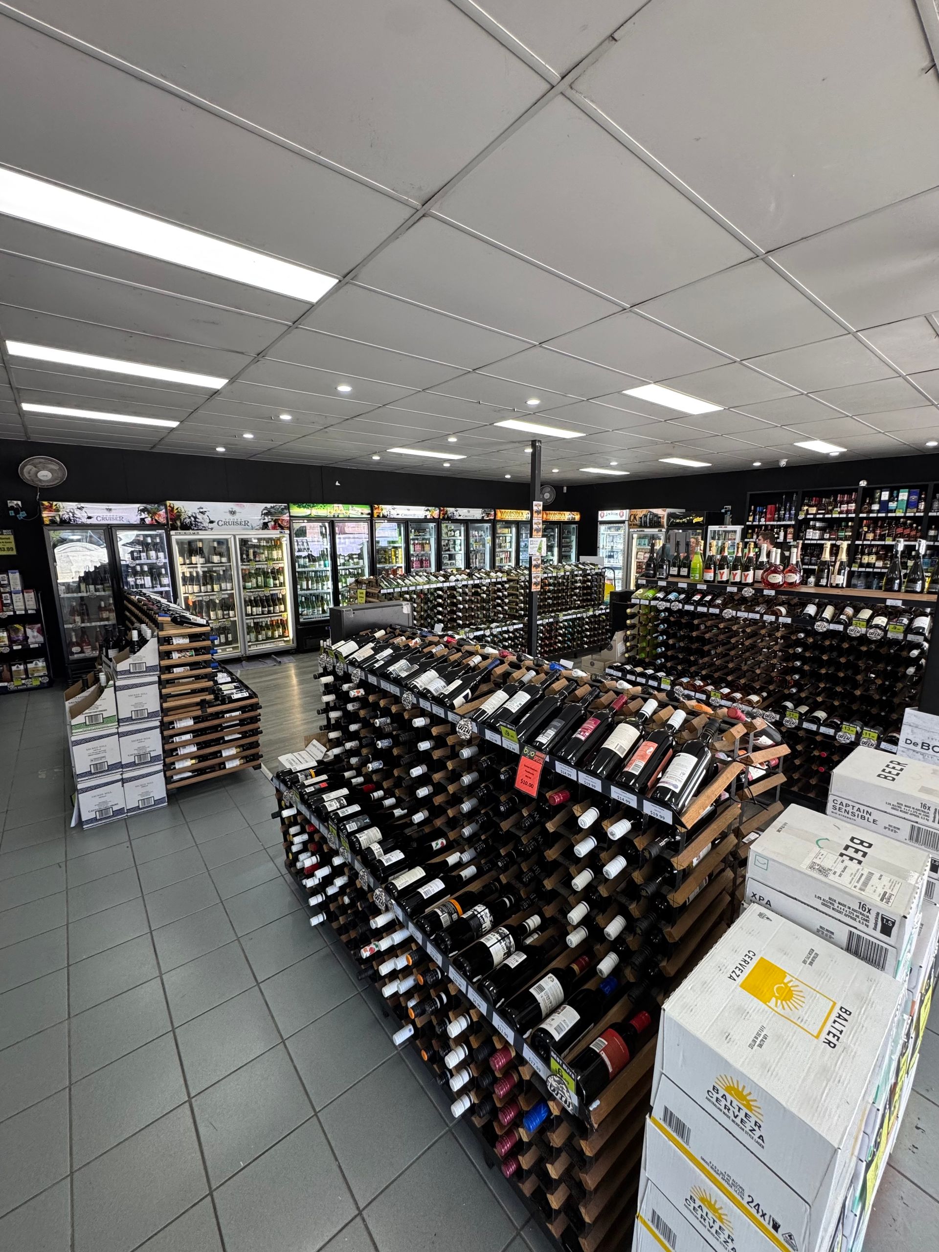 Wooden Crate Filled With Seven Beer Bottles — BYO Cellars in Tamworth, NSW