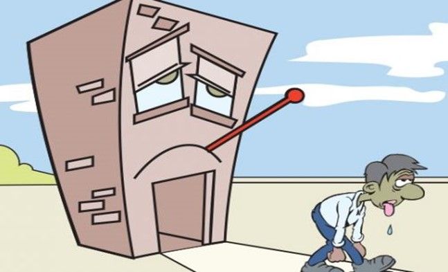 La qualità dell'aria di un edificio.
