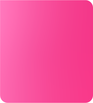 Pink rounded square gradient with a glossy highlight in the top left corner