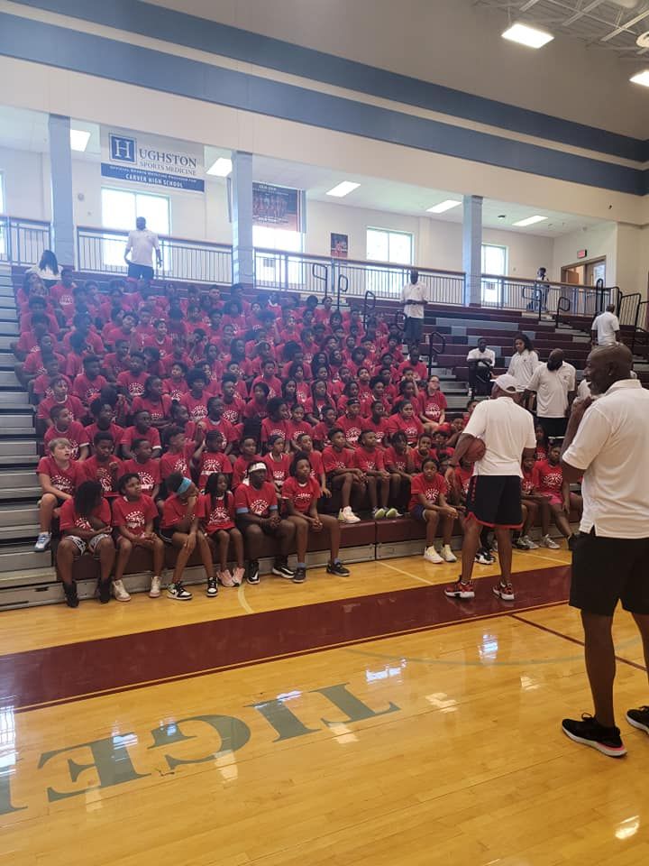 The SaMarc Dream and Achieve Foundation hosts a non-profit basketball summer camp in Georgia for children and teens to learn from prominent athletes and coaches.Founded by Sam Mitchell and Marc Upshaw, the former NBA basketball player invites special guests to coach and educate the campers on the fundamentals of basketball and importance of hard work, honesty, integrity, and education. Host a non-profit summer basketball camp, basketball award ceremony, and educational tours.