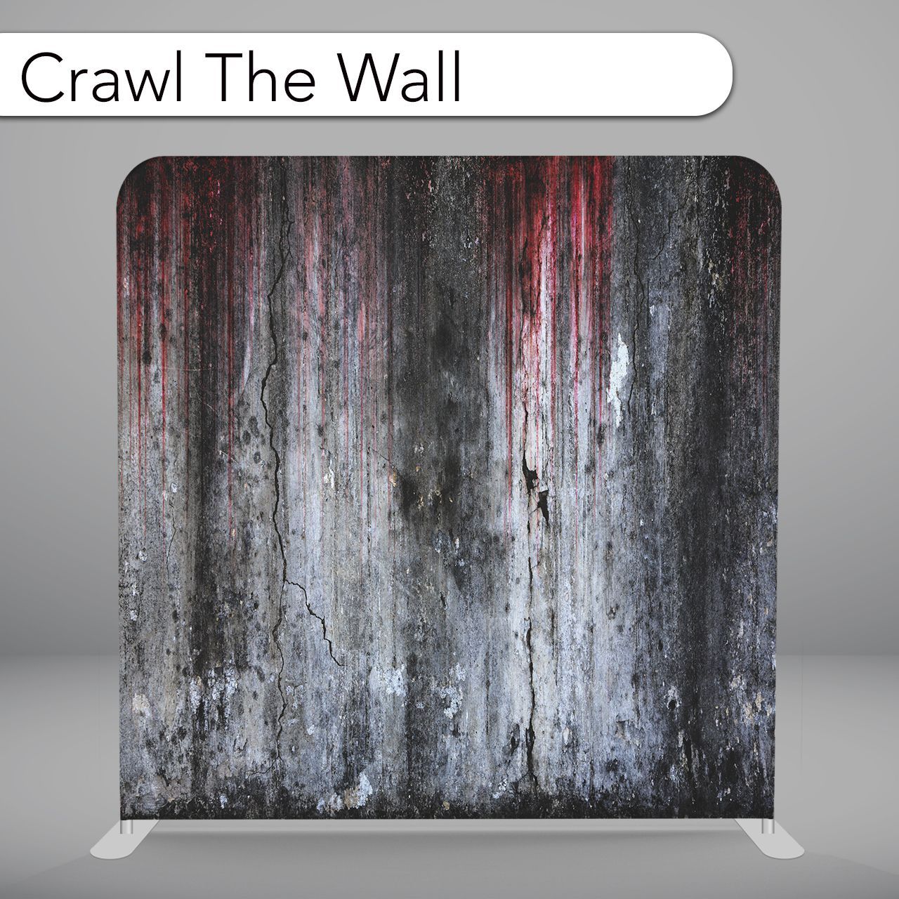 Backdrop with a weathered, textured gray and red wood grain pattern.