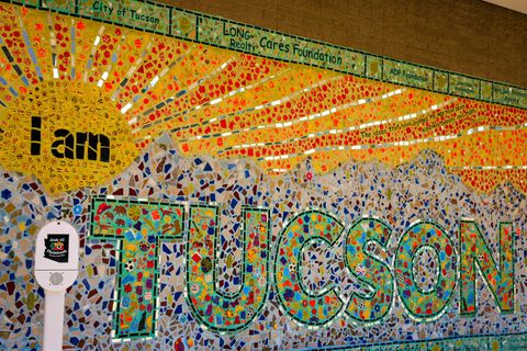 Mosaic artwork of 