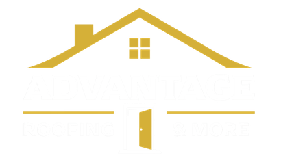 Gold house icon with a pitched roof, window, and open door on a white background