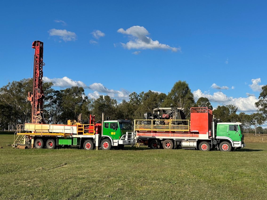 2 Water Bore Trucks — Kowaltzke Drilling Services in Highfields, QLD