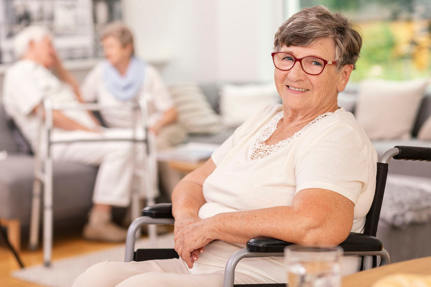 Relieved Senior Woman