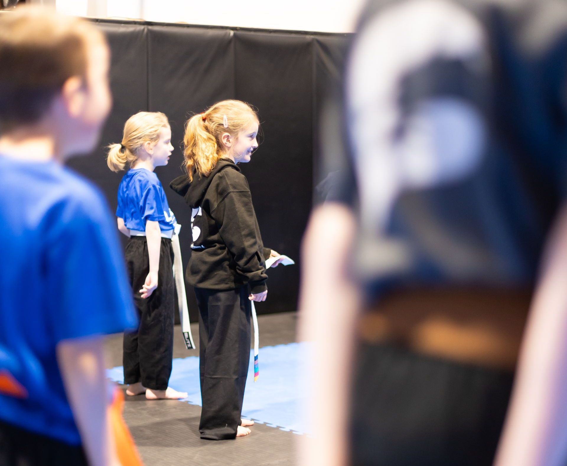 Martial Arts class - Pad work drills Martial Arts class - Pad work drills