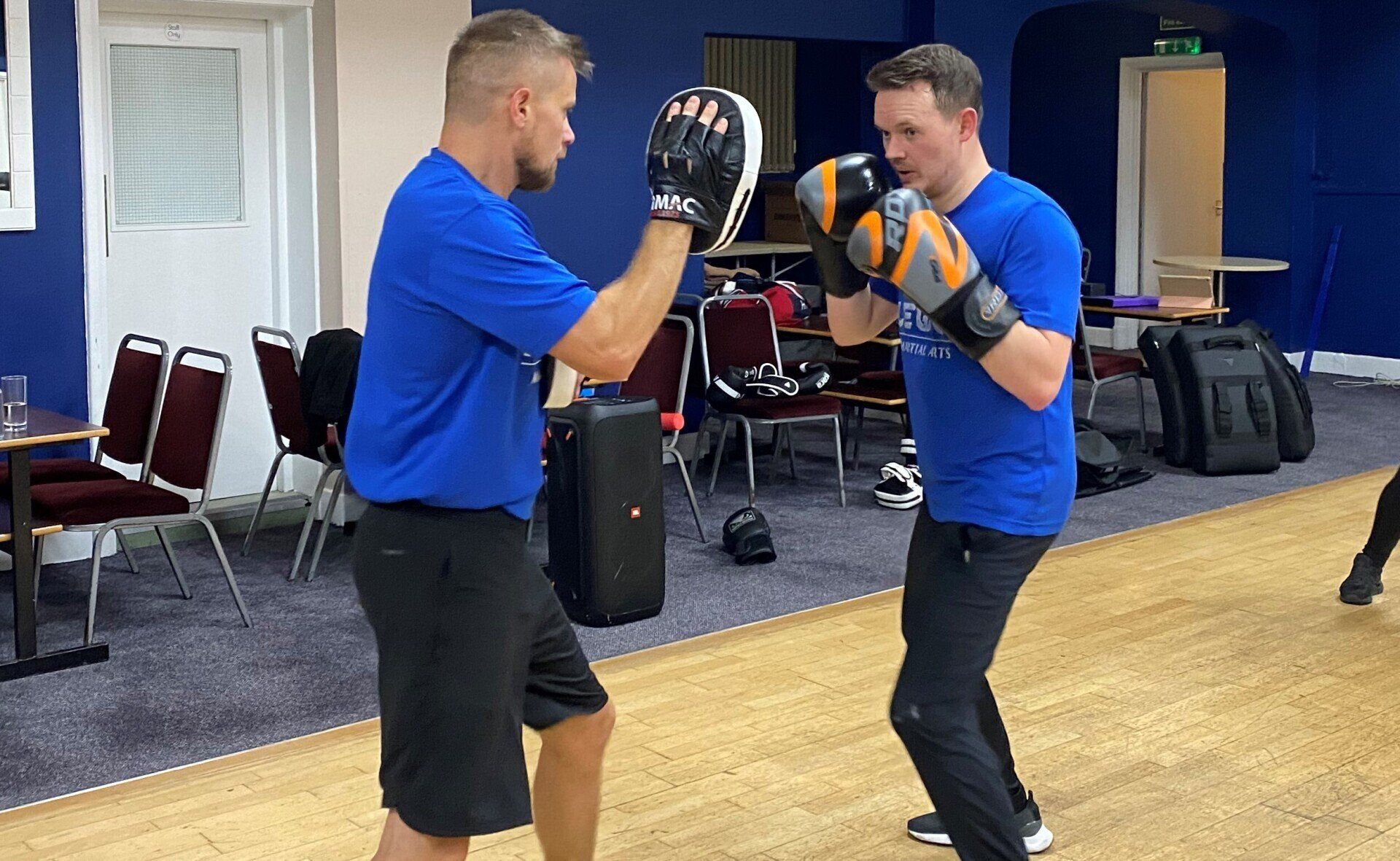 Kickboxing Class in action Kickboxing Class in action