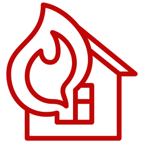 House On Fire Icon