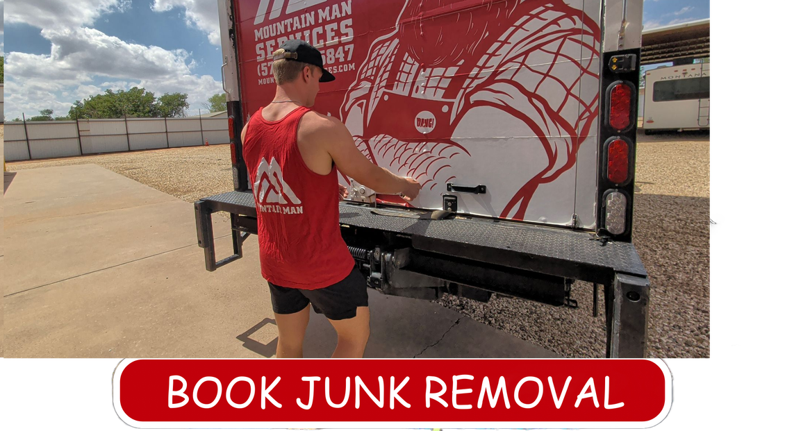 book junk removal in Lubbock or midland Texas