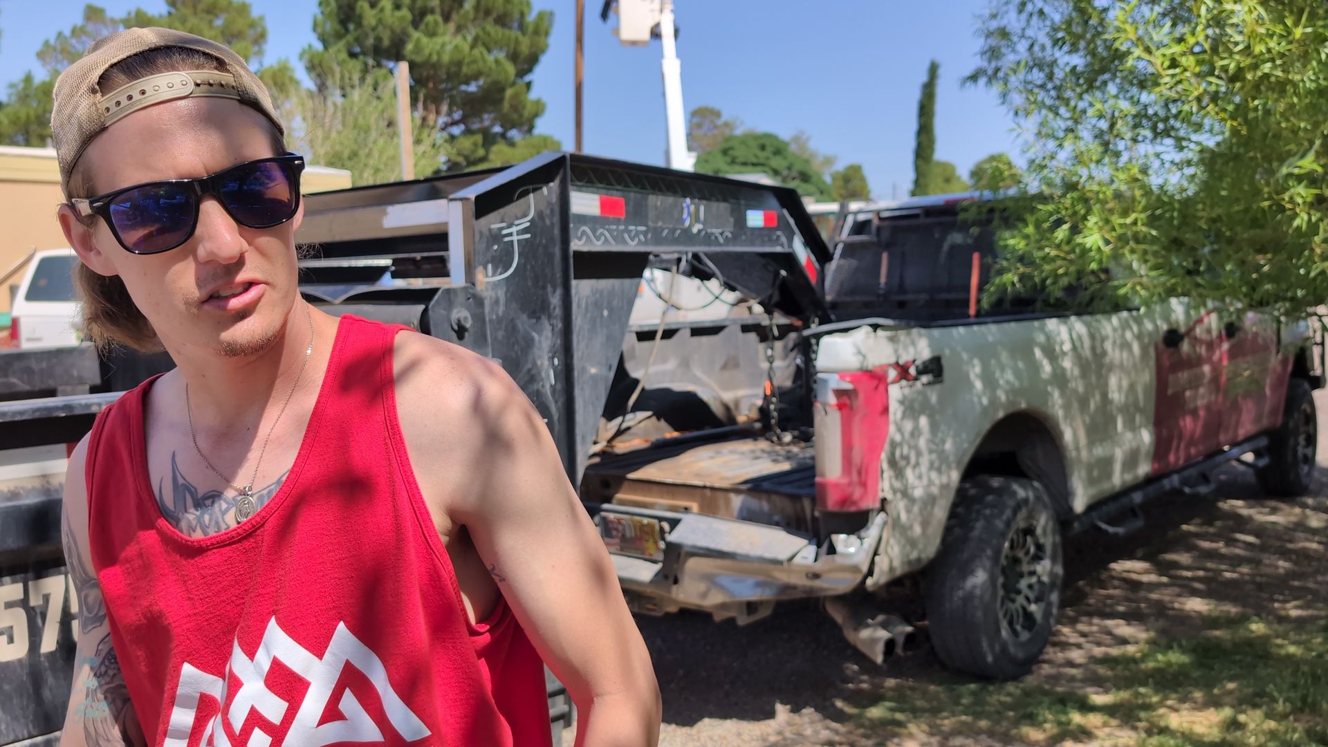 The Mountain Man Lubbock junk removal cleaning a garage