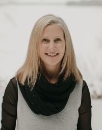 Woman smiles