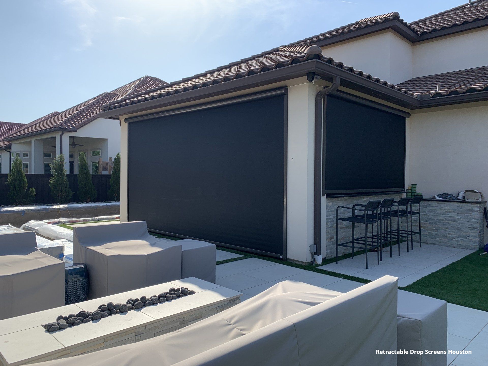 Motorized Patio Shades Houston TX Patio Power Shades