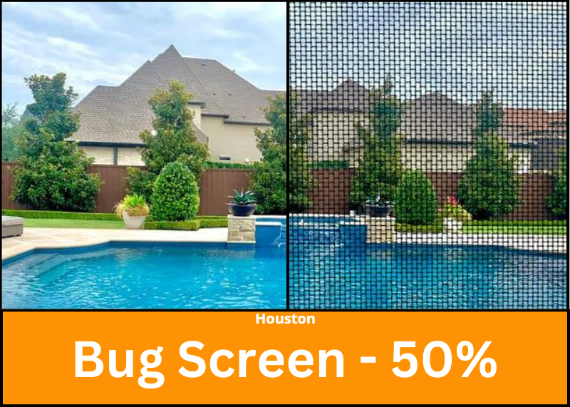 image demonstrating bug screen material