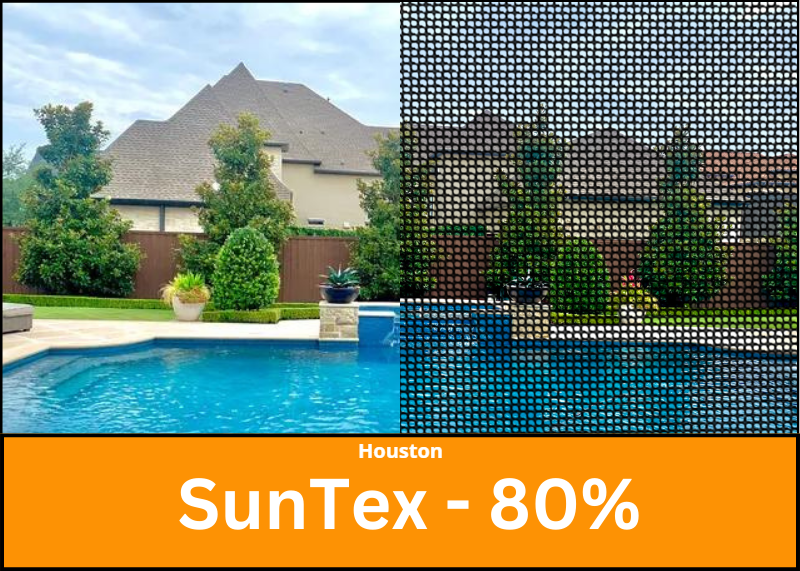 image demonstrating 80% screen  material