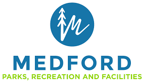 The logo for medford parks , recreation and facilities
