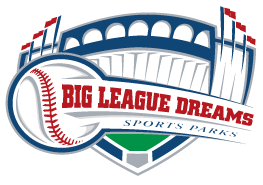 A logo for big league dreams sports parks