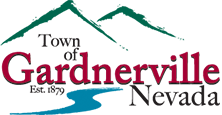 A logo for the town of gardnerville nevada