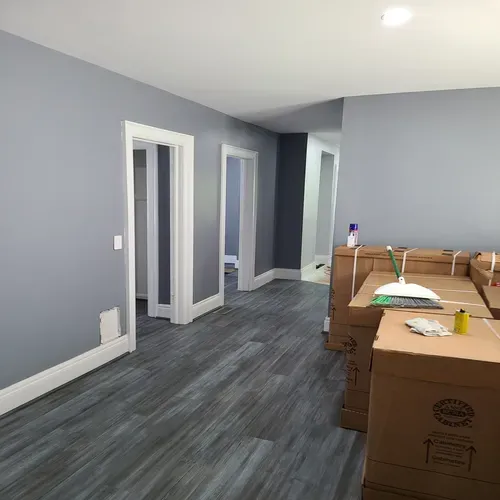 Our team takes pride in providing seamless drywall finishes in Buffalo, as showcased in this image.