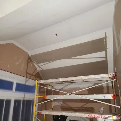 Our team of experts completed a sheetrock project in Buffalo that resulted in a seamless finish.