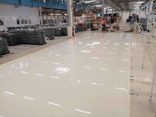 pavimenti in resina