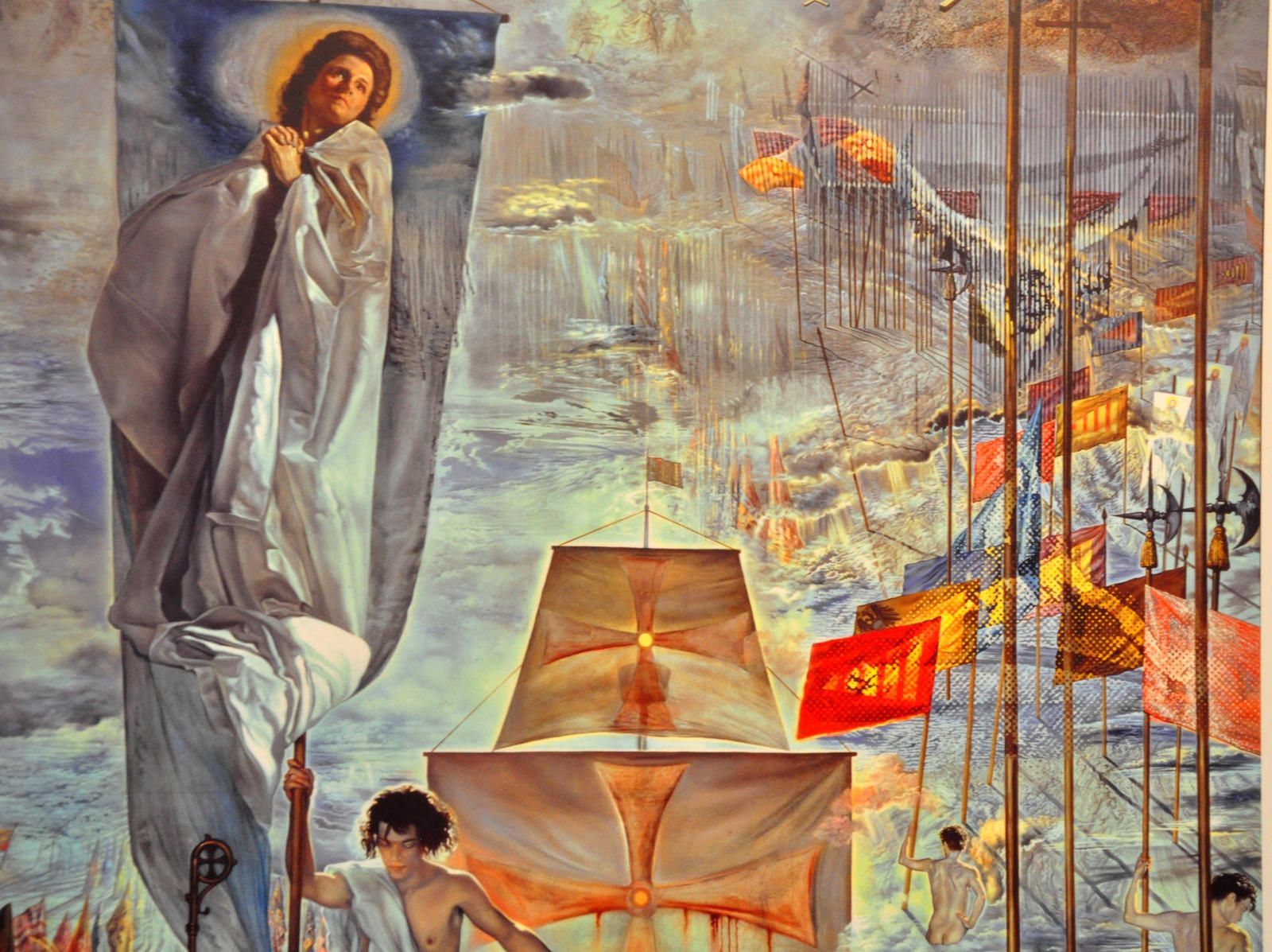 The Discovery of America by Christopher Columbus (1959) by Salvador Dali
