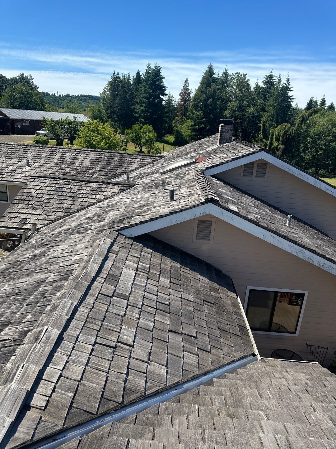 Roof before restoration by OTR in southwest Washington state.