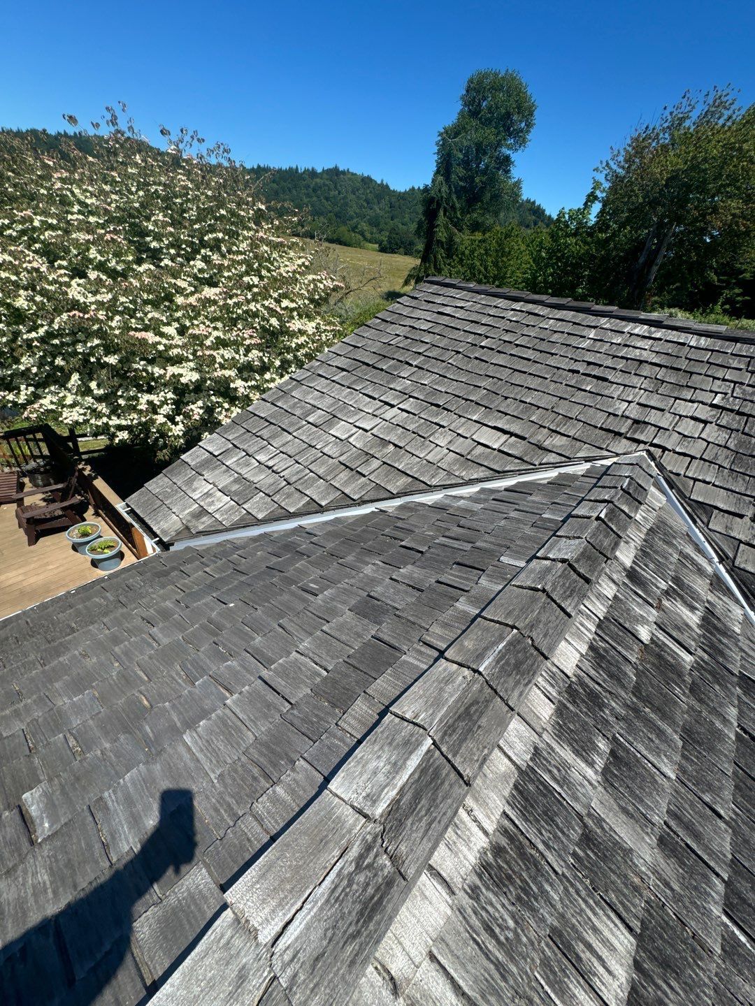 Roof before restoration by OTR in Centralia, Washington